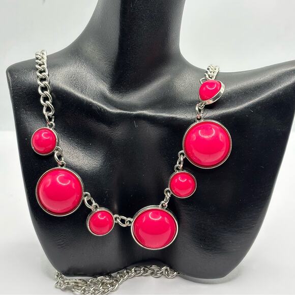 Y2K Pink Necklace - Picture 1 of 3